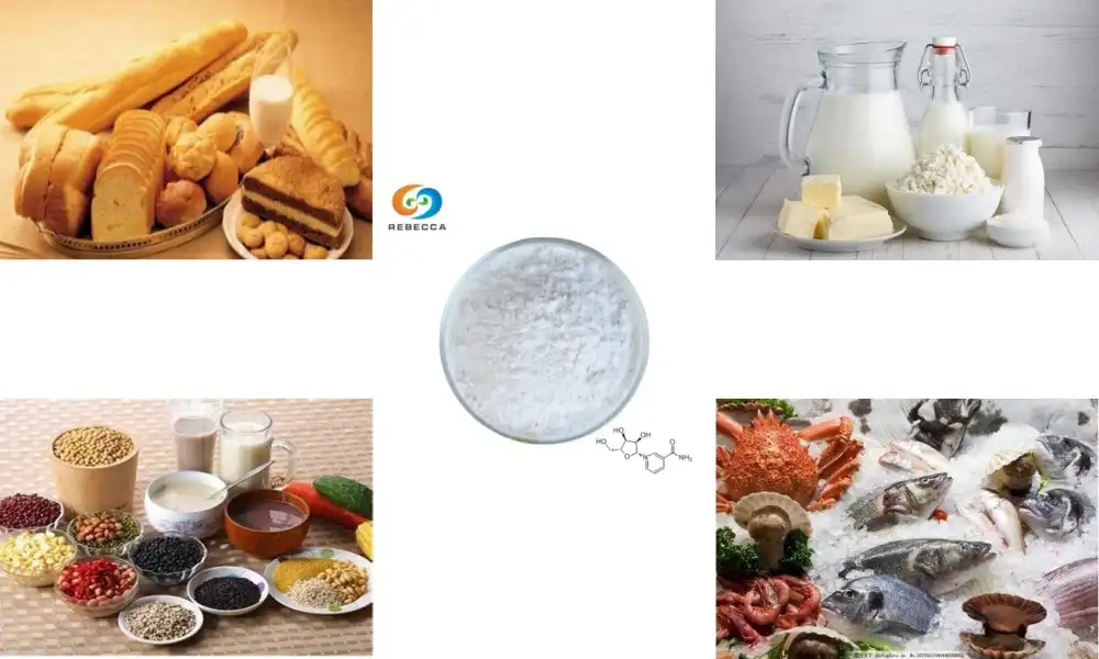 What foods naturally contain nicotinamide riboside?